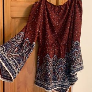 NWOT Bell Sleeve Romper